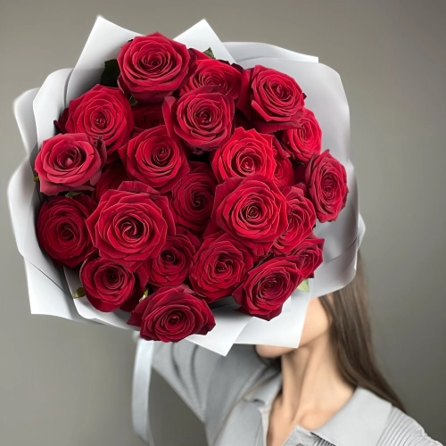 «Королевский бархат» – 25 роскошных красных роз из Эквадора  Армавир Краснодарский край «Королевский бархат» – 25 роскошных красных роз из Эквадора  Армавир Краснодарский край