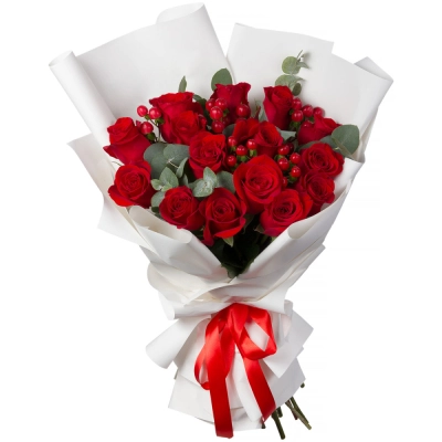 Букет «История любви» – 15 красных роз для вашей прекрасной истории Армавир Краснодарский край Букет «История любви» – 15 красных роз для вашей прекрасной истории Армавир Краснодарский край