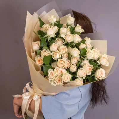 Букет «Персик» – пышные кустовые розы нежно-персикового оттенка Армавир Краснодарский край Букет «Персик» – пышные кустовые розы нежно-персикового оттенка Армавир Краснодарский край