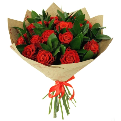 Букет «Фейерверк чувств» – 15 красных эквадорских роз для ярких признаний Армавир Краснодарский край Букет «Фейерверк чувств» – 15 красных эквадорских роз для ярких признаний Армавир Краснодарский край