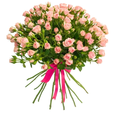 Букет «Нежные объятия» – романтика розовых кустовых роз Армавир Краснодарский край Букет «Нежные объятия» – романтика розовых кустовых роз Армавир Краснодарский край