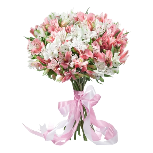 «Воздушная нежность»  букет из розовых альстромерий Армавир Краснодарский край «Воздушная нежность»  букет из розовых альстромерий Армавир Краснодарский край