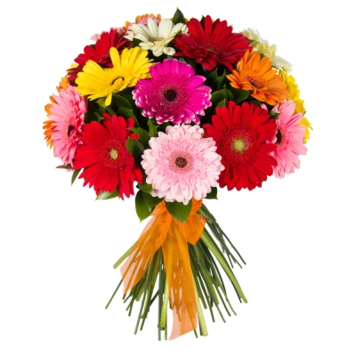 Букет «Мамба» – взрыв красок из оранжевых, лиловых и розовых гербер Армавир Краснодарский край Букет «Мамба» – взрыв красок из оранжевых, лиловых и розовых гербер Армавир Краснодарский край