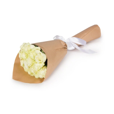 Букет из белых роз в крафте Армавир Краснодарский край Букет из белых роз в крафте Армавир Краснодарский край