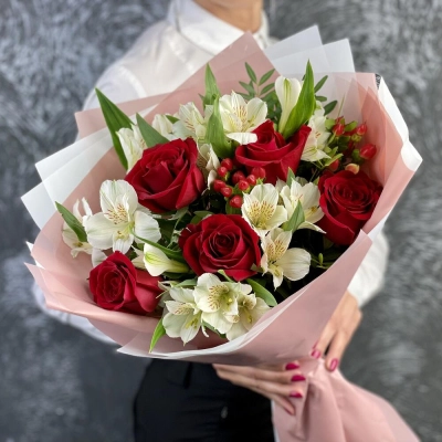 Букет «Нуар» – контраст страсти и нежности Армавир Краснодарский край Букет «Нуар» – контраст страсти и нежности Армавир Краснодарский край